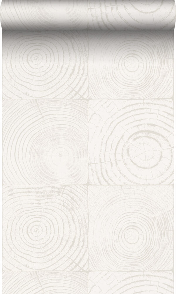 Origin Wallcoverings tapeet ristlõiked puutüved - elevandiluuvalge