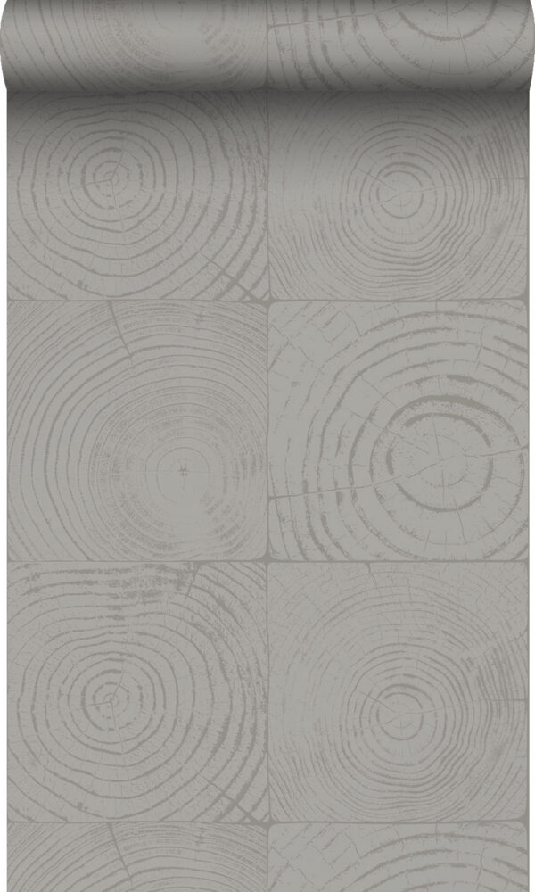 Origin Wallcoverings tapeet ristlõiked puutüved - tumehall