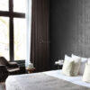 Origin Wallcoverings tapeet puidust lauad puidutriibuga - must