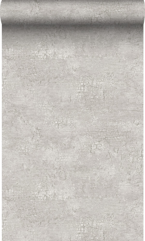 Origin Wallcoverings tapeet looduslik kivi craquelé efekt - helehall