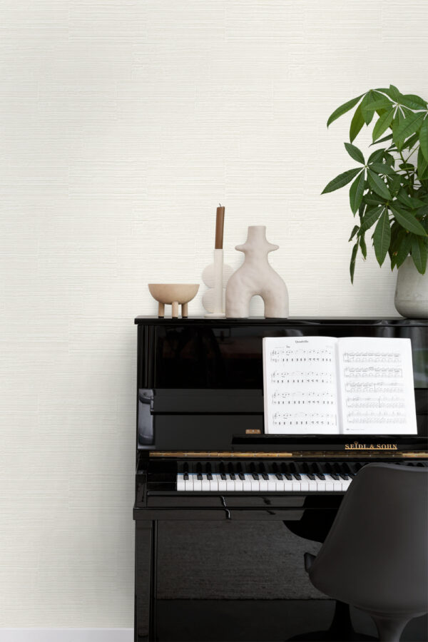 Origin Wallcoverings kare retro looduslik kivi pooltellises sidumises tapeet - valgekirju