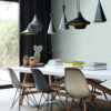 Origin Wallcoverings tapeet krobeline retro looduslik kiviplokk pooltellises sidumises - mündiroheline