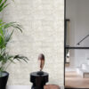 Origin Wallcoverings tapeet lubjakiviplokid pooltellises - beež