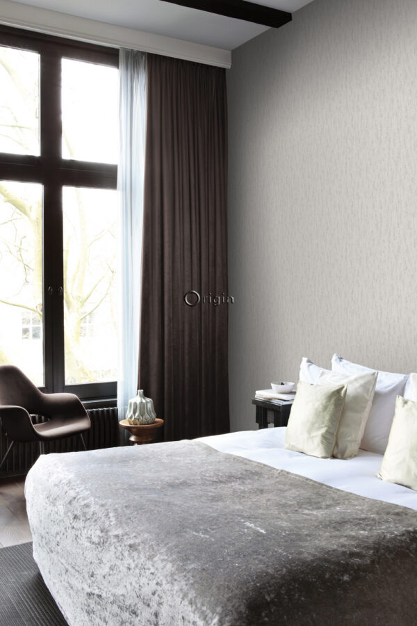 Origin Wallcoverings tapeet travertiin naturaalne lubjakivi hele taupe
