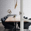 Origin Wallcoverings tapeet vana raua trükitähed - helehall
