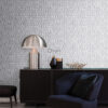 Origin Wallcoverings tapeet vana raua trükitähed - helehall