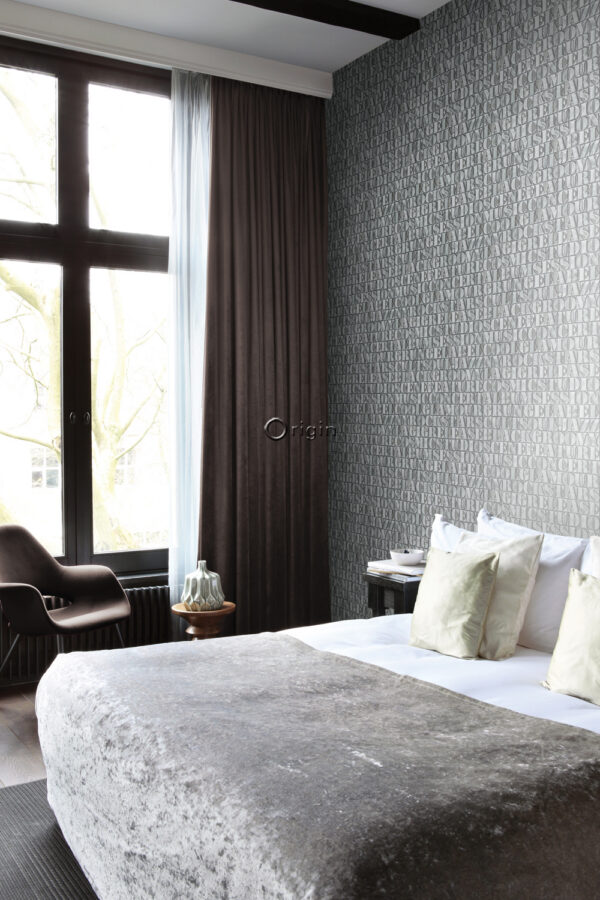 Origin Wallcoverings tapeet vana raua trükk tähed - laguunroheline