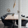 Origin Wallcoverings tapeet vana raua trükk tähed - laguunroheline