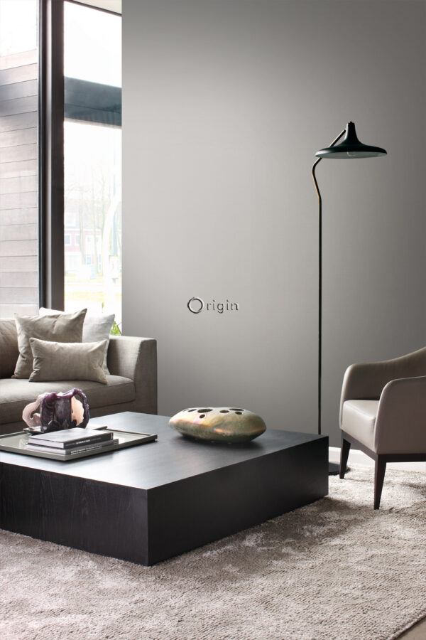 Origin Wallcoverings tapeet hammerblow metall taupe