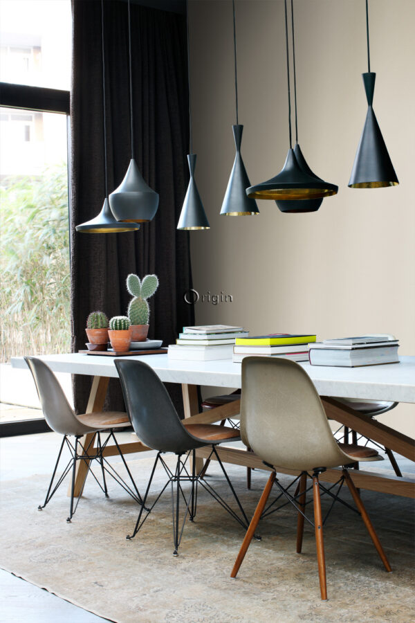 Origin Wallcoverings tapeet hammerblow metall läikiv kuldpruun