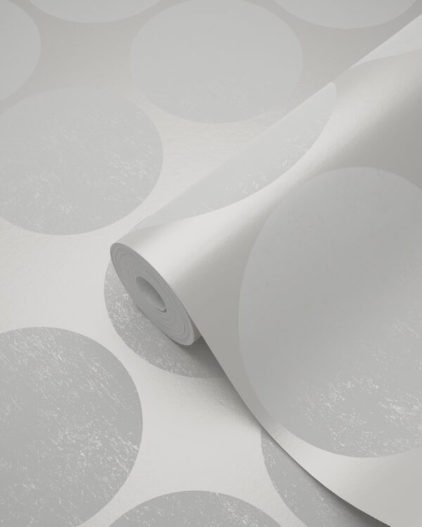 Origin Wallcoverings tapeet suured kulunud sfäärid - kreemvalge