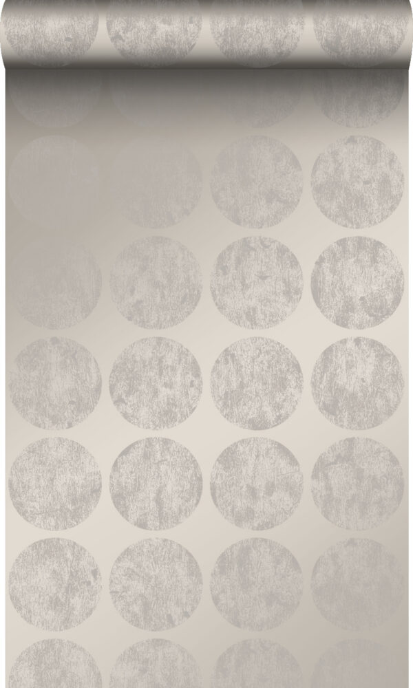 Origin Wallcoverings tapeet suured kulunud sfäärid - taupe