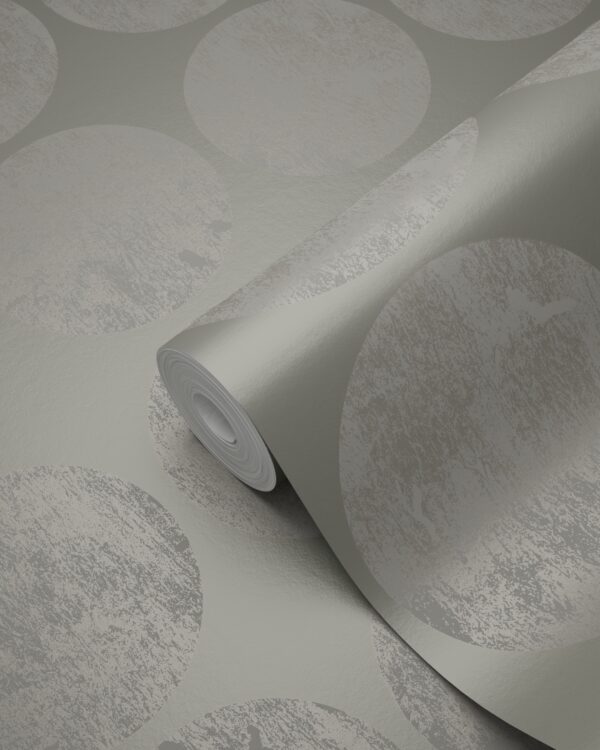 Origin Wallcoverings tapeet suured kulunud sfäärid - tumehall