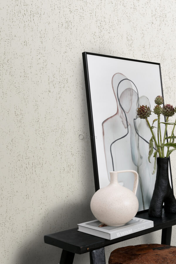 Origin Wallcoverings tapeet metalliefekt - soe hõbe