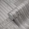 Origin Wallcoverings tapeet tööstuslik metall laineline leht 3D helehall