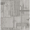 Origin Wallcoverings tapeet tööstuslik metall laineline leht 3D helehall
