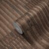 Origin Wallcoverings tööstuslik metall laineline tapeet - roostekarva pruun