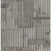 Origin Wallcoverings tapeet tööstuslik metall laineline 3D tumehall