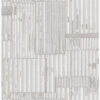 Origin Wallcoverings tööstuslik metall laineline tapeet - 3D helevalge