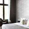 Origin Wallcoverings tööstuslik metall laineline tapeet - 3D helevalge