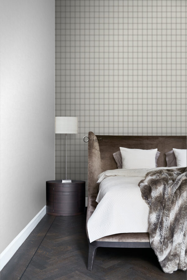 Origin Wallcoverings tapeet rombimotiiv - beež