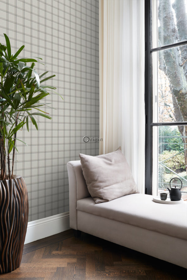 Origin Wallcoverings tapeet rombimotiiv - beež