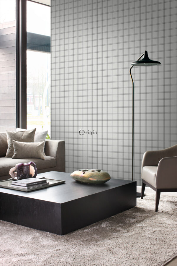 Origin Wallcoverings tapeet rombimotiiv - liivbeež