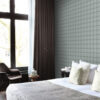 Origin Wallcoverings tapeet rombimotiiv - hallikas sinine