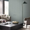 Origin Wallcoverings tapeet rombimotiiv - hallikas sinine