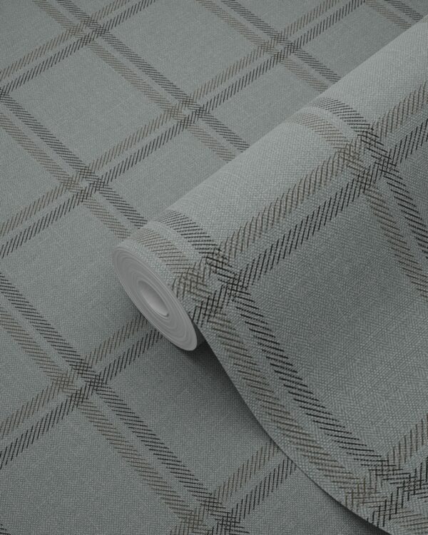 Origin Wallcoverings tapeet rombimotiiv - hallikas sinine
