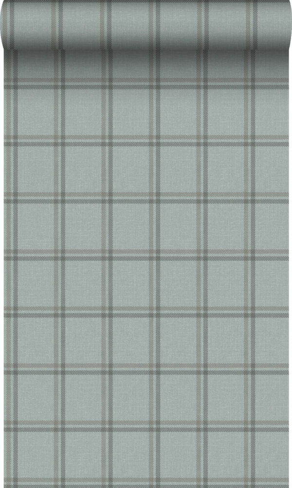 Origin Wallcoverings tapeet rombimotiiv - hallikas sinine