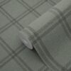 Origin Wallcoverings tapeet rombimotiiv - hallikasroheline