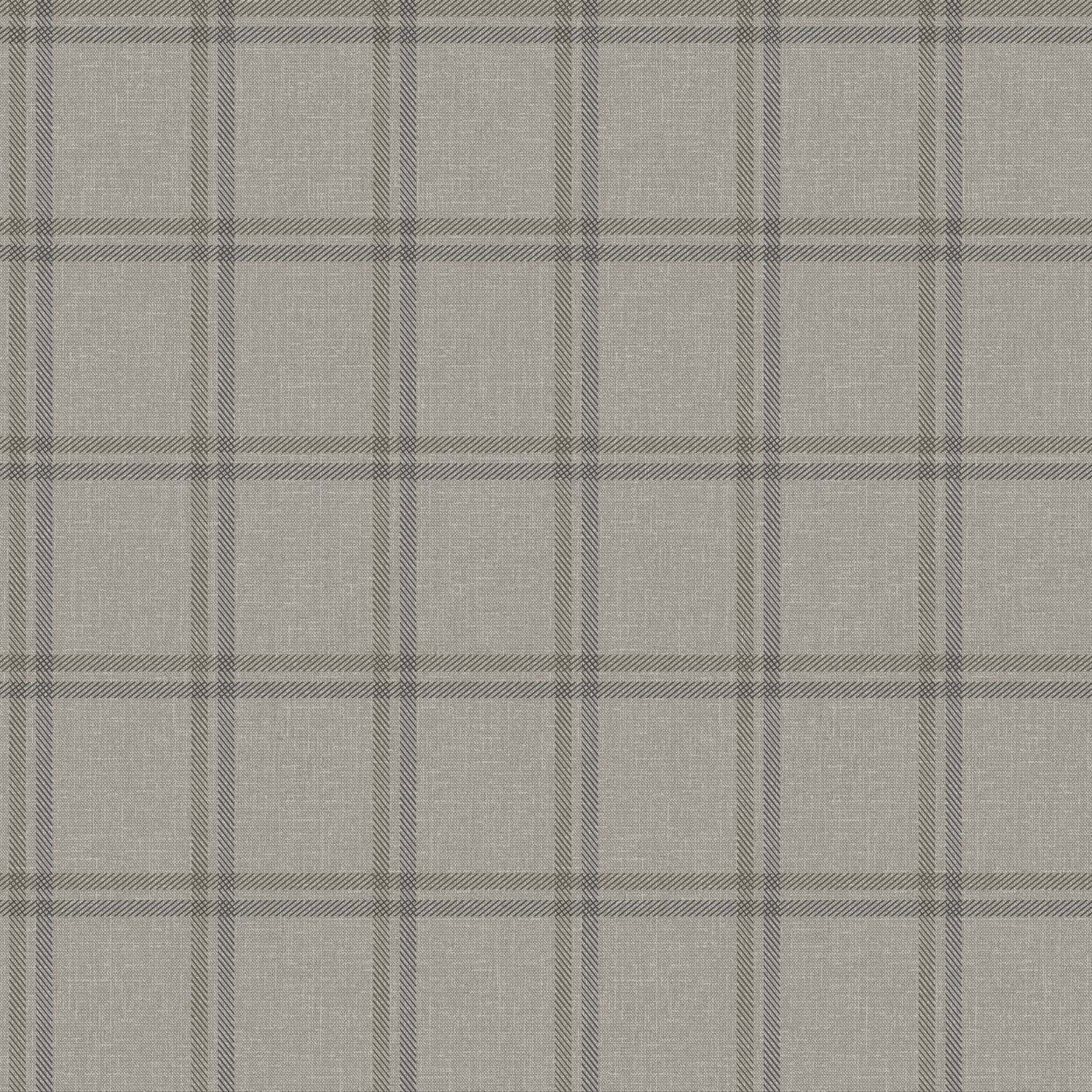 Origin Wallcoverings tapeet rombimotiiv - helepruun