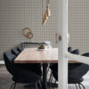 Origin Wallcoverings tapeet rombimotiiv - helepruun