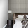 Origin Wallcoverings tapeet rombimotiiv - helepruun