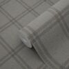 Origin Wallcoverings tapeet rombimotiiv - helepruun
