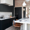 Origin Wallcoverings tapeet kootud kangamuster - tumehall