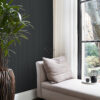 Origin Wallcoverings tapeet kootud kangamuster - tumehall