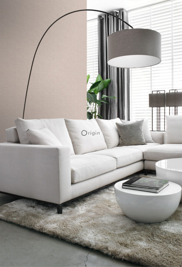 Origin Wallcoverings lina tapeet tekstuur - pehme roosa