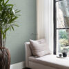 Origin Wallcoverings tapeet kootud kangamuster - seladonroheline