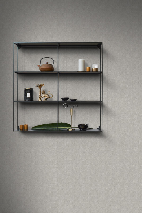 Origin Wallcoverings twill tapeet - hele taupe