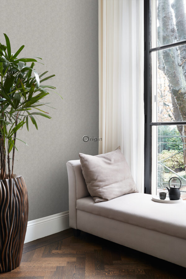 Origin Wallcoverings twill tapeet - hele taupe
