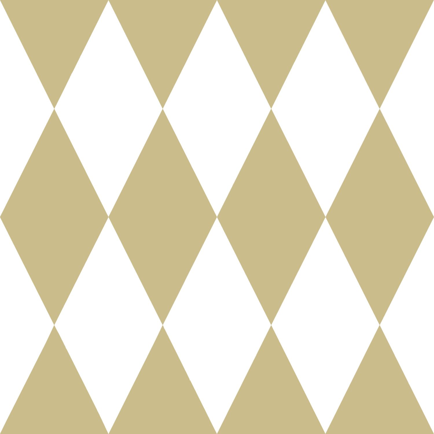 Origin Wallcoverings tapeet rombimotiiv - valge ja kuld