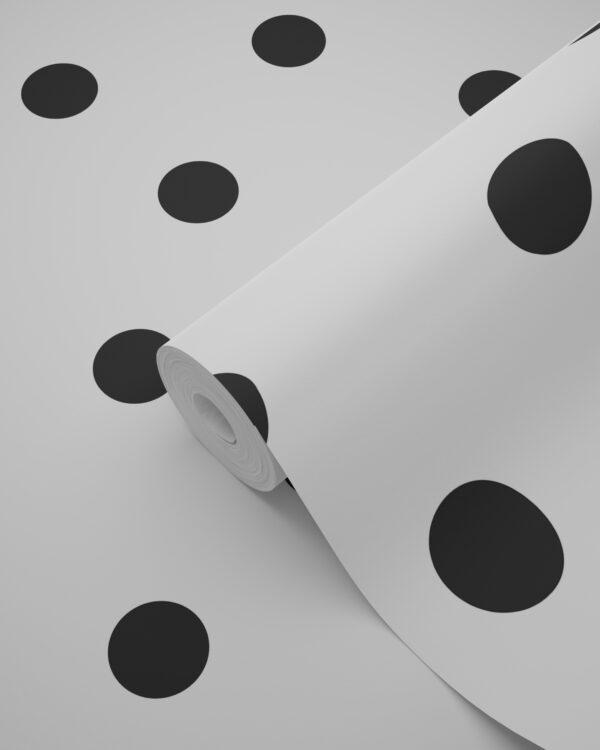 Origin Wallcoverings tapeet täpid - must ja valge