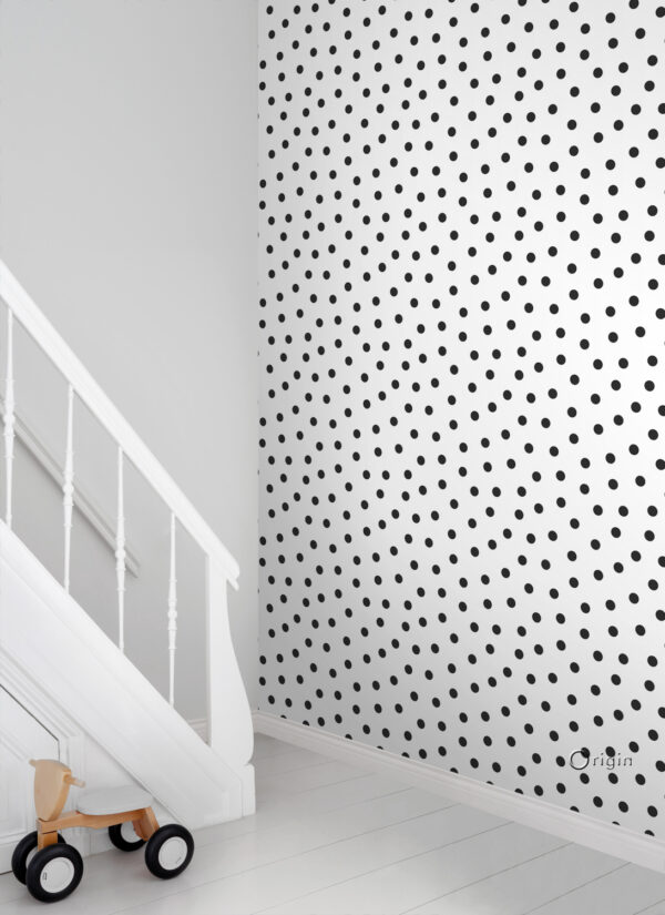 Origin Wallcoverings tapeet täpid - must ja valge