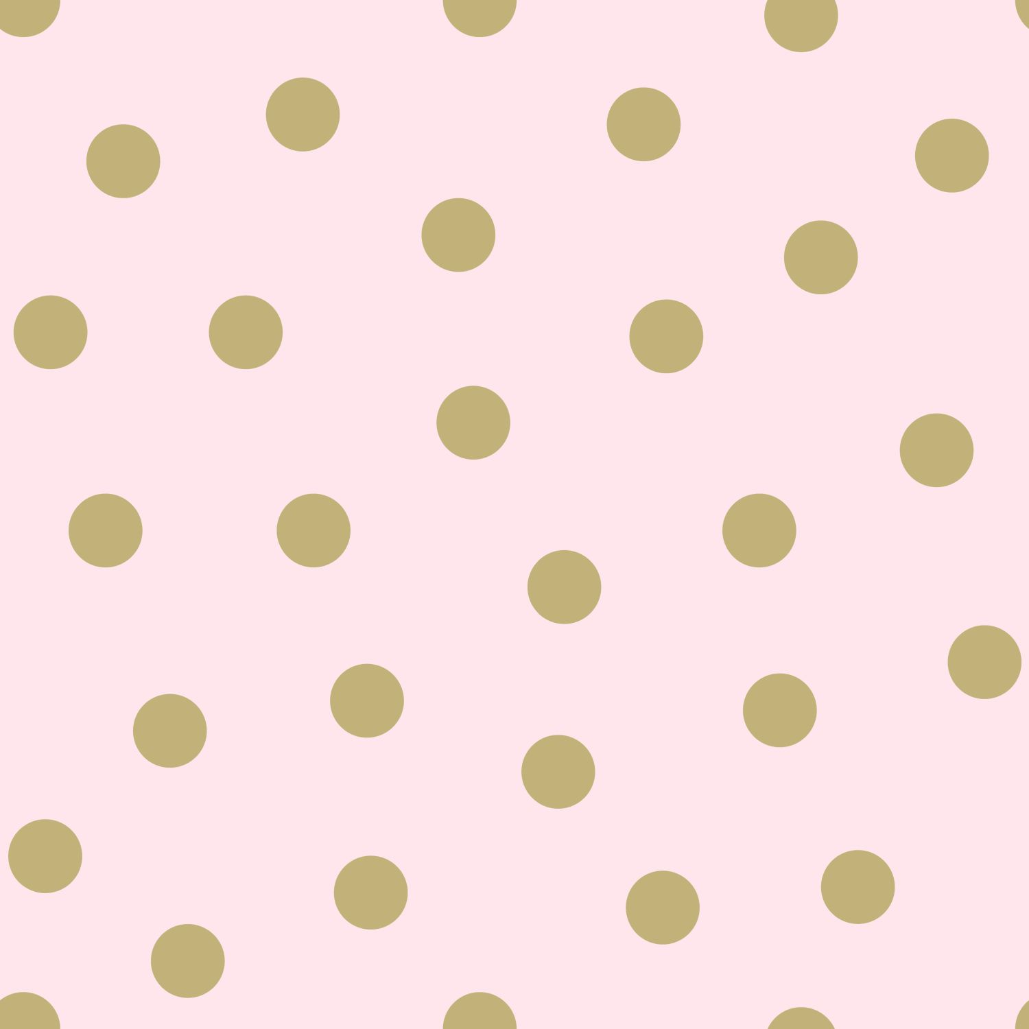 Origin Wallcoverings tapeet täpid - roosa ja kuld