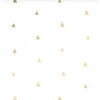 Origin Wallcoverings graafilised kolmnurgad tapeet - valge ja kuld