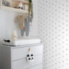 Origin Wallcoverings graafilised kolmnurgad tapeet - must ja valge