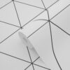 Origin Wallcoverings graafilised kolmnurgad tapeet - must ja valge