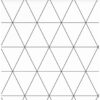 Origin Wallcoverings graafilised kolmnurgad tapeet - must ja valge